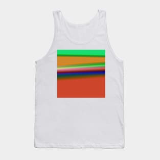 RED BLUE PINK GREEN ART Tank Top